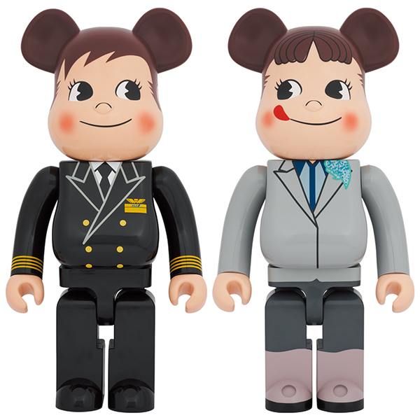 BE@RBRICK for ANA CAPTAINペコちゃん 100％ 400％-